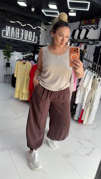 Штаны LOVEKAN (S-L) 1721 brown (деми)