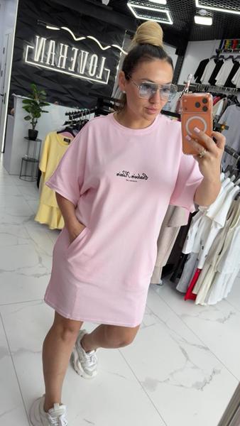 Платье LOVEKAN (S-L) 1727 pink (лето)