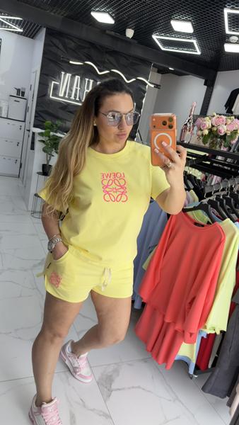Костюм LOVEKAN (S-L) 1537 yellow (лето)