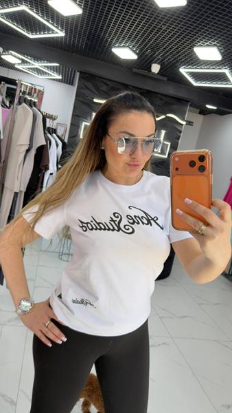 Футболка LOVEKAN (S-L) 1628 white (лето)