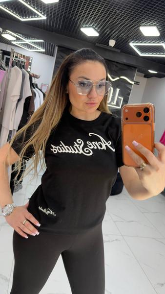Футболка LOVEKAN (S-L) 1628 black (лето)