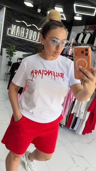 Футболка LOVEKAN (S-L) 1650 white (лето)