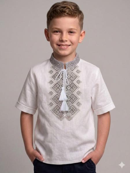 Вышиванка Limerense (116-146) DD234 white (лето)