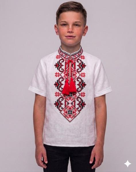 Вышиванка Limerense (152-176) DD237 white (лето)