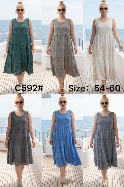 Сарафан Kaffir Lily (54-60) C592 blue (лето)