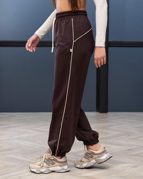 Штаны спорт AZNA (S-XL) Б305 brown (деми)