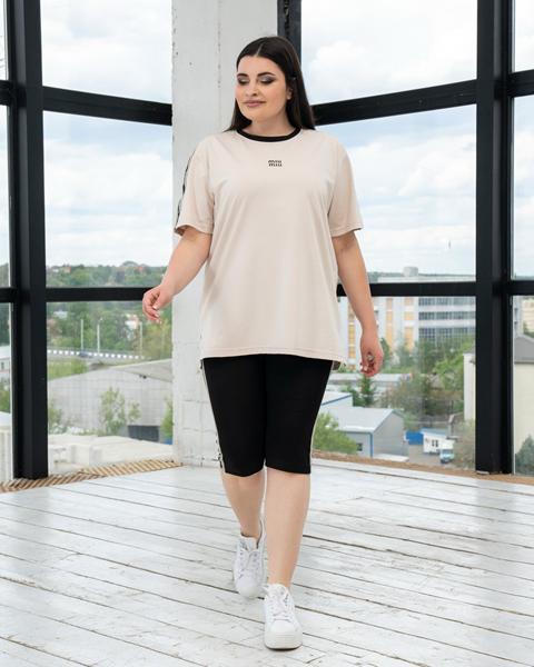Костюм AZNA (XL-4XL) ЛД15 beige (лето)