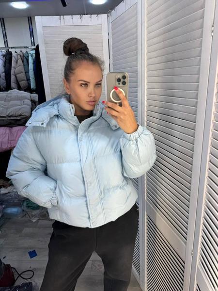 Куртка DGMD (M-XL) 8046 l.blue (деми)