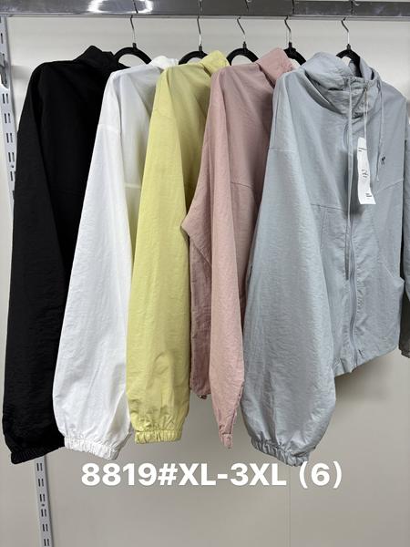 Ветровка DGMD (XL-3XL) 8819 white (деми)
