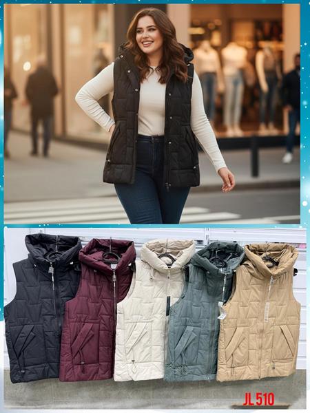 Жилетка DGMD (50-58) JL510 beige (деми)
