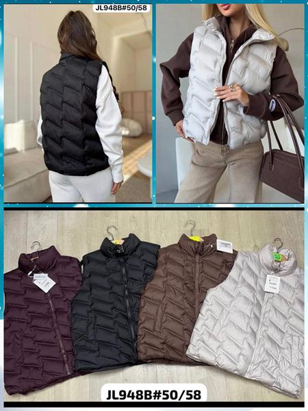 Жилетка DGMD (50-58) JL948B brown (деми)