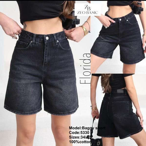 Шорты Jeans Style (34-42) 5330 d.grey (лето)