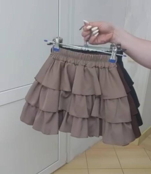 Юбка-шорты Moda school (122-146) MD16 nude (лето)
