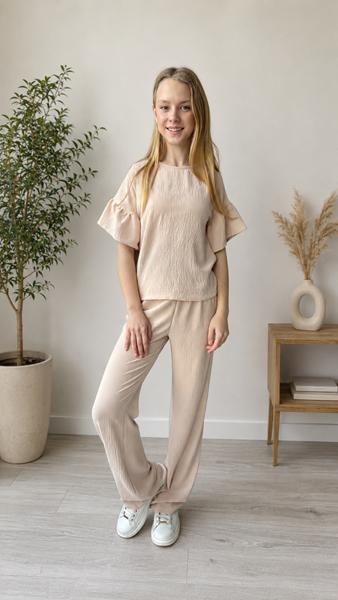 Костюм Moda school (122-152) 8543 beige (лето)