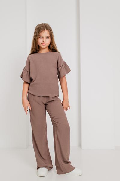 Костюм Moda school (122-152) 8543 brown (лето)