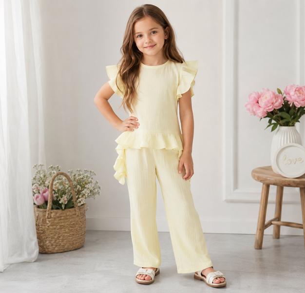 Костюм Moda school (104-116) 8598 yellow butter (лето)