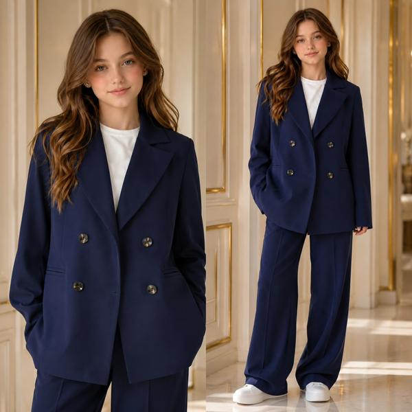 Пиджак Karolina (32-42) KR832 navy (деми)