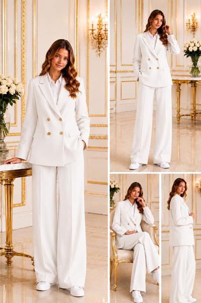 Костюм Karolina (32-42) KR859 white (деми)