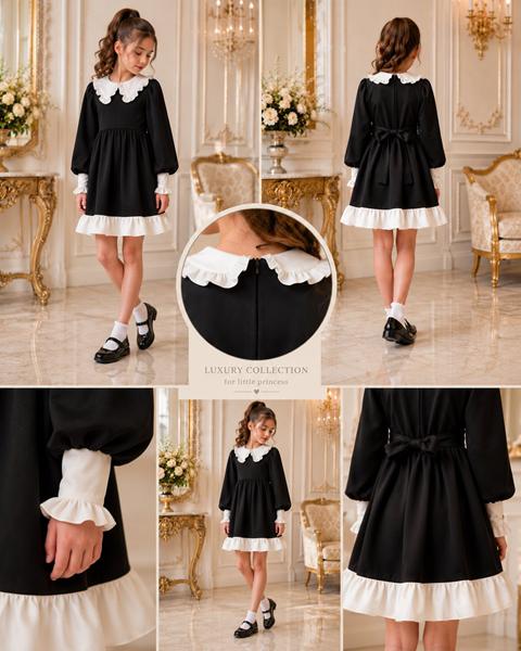 Платье Karolina (30-40) KR863 black (деми)