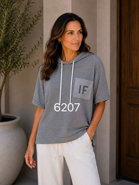 Футболка Gertie (48-56) 6207 grey (лето)