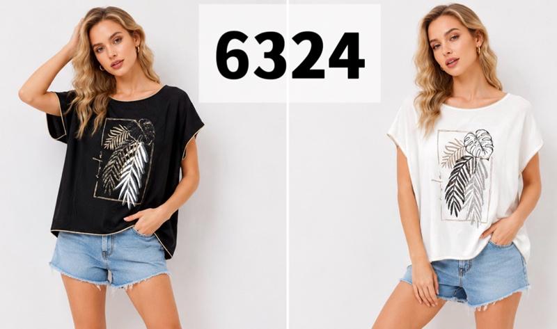 Футболка Gertie (48-56) 6324 black (лето)