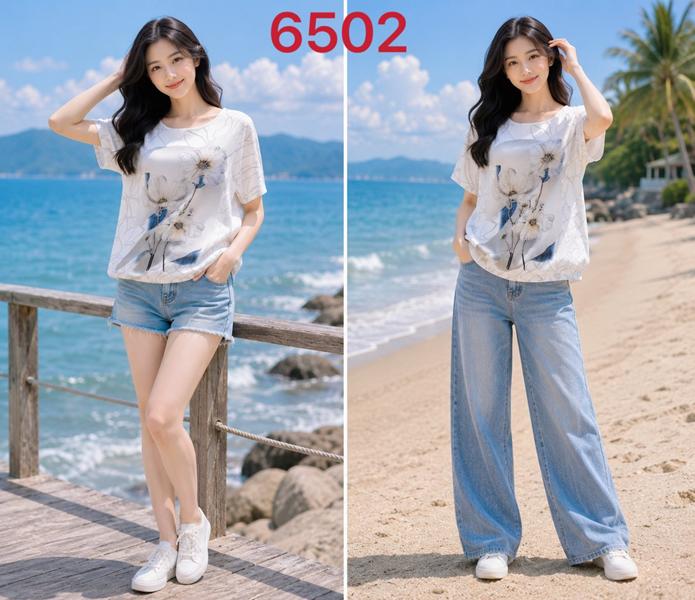 Футболка Gertie (L-4XL) 6502 white (лето)