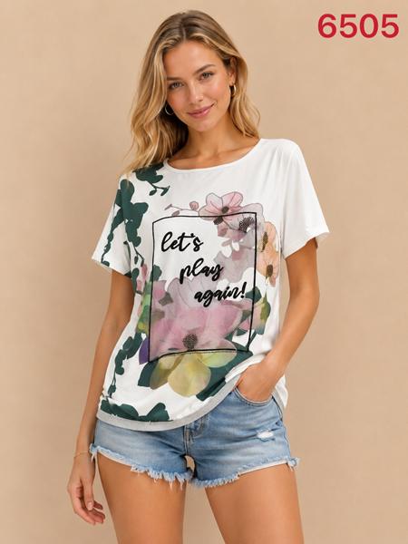 Футболка Gertie (L-4XL) 6505 white (лето)