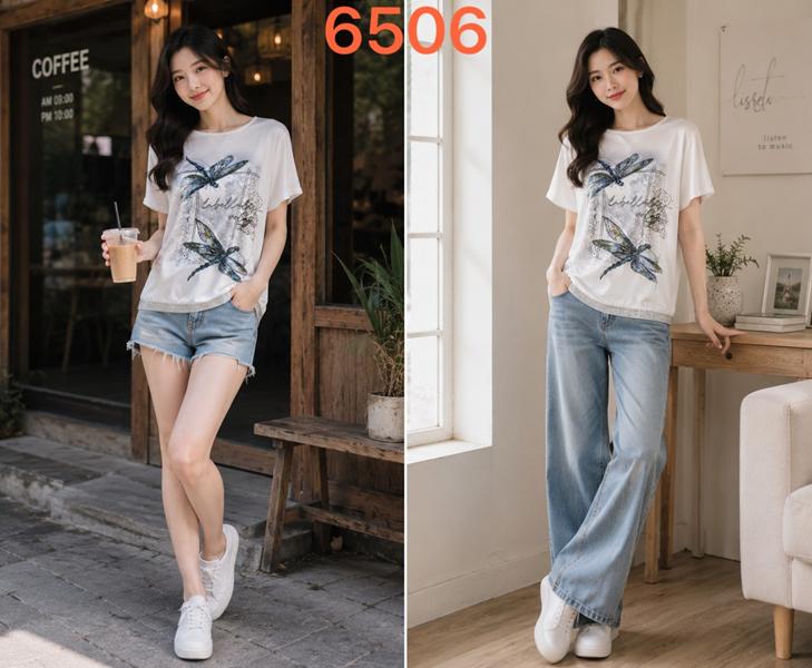 Футболка Gertie (L-4XL) 6506 white (лето)
