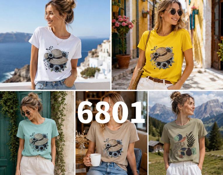 Футболка Gertie (48-56) 6801 yellow (лето)