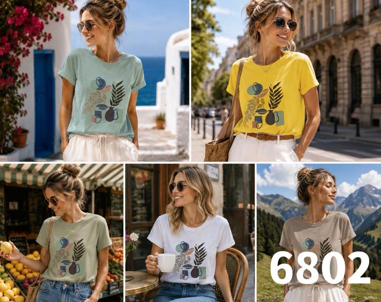 Футболка Gertie (48-56) 6802 beige (лето)