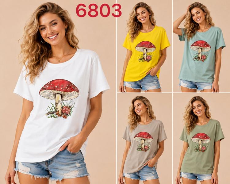 Футболка Gertie (XL-5XL) 6803 l.khaki (лето)