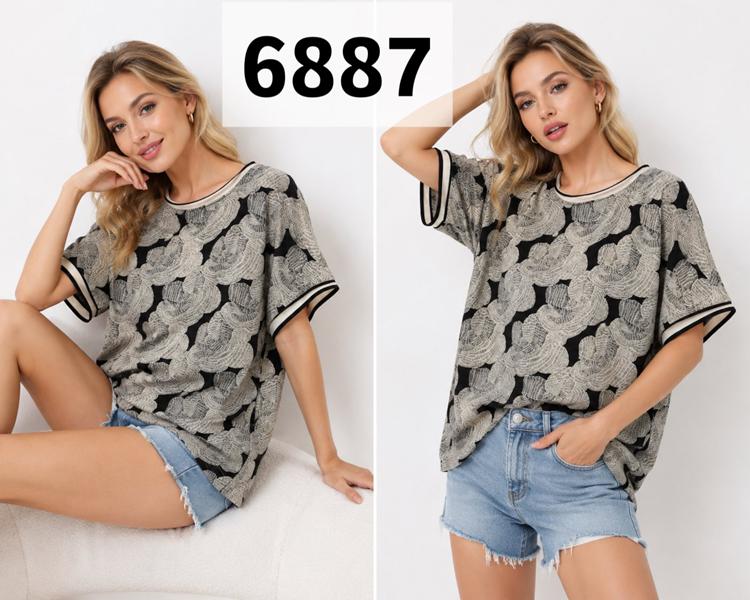 Футболка Gertie (48-54) 6887 grey (лето)