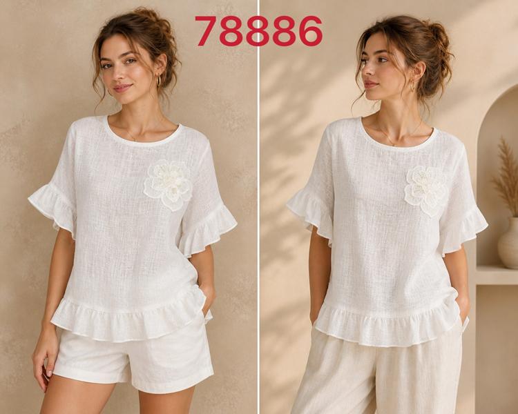 Футболка Gertie (XL-5XL) 78886 white (лето)
