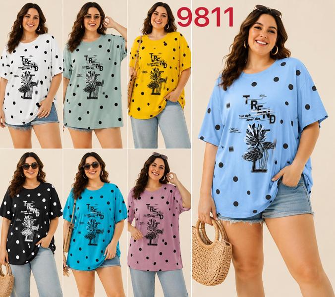 Футболка Gertie (7XL-8XL) 9811 mix (лето)