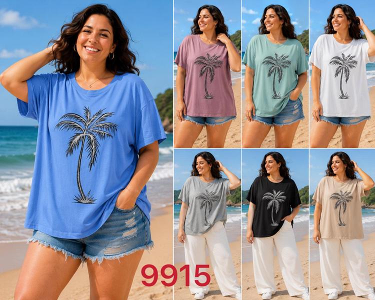 Футболка Gertie (7XL-8XL) 9915 mix (лето)