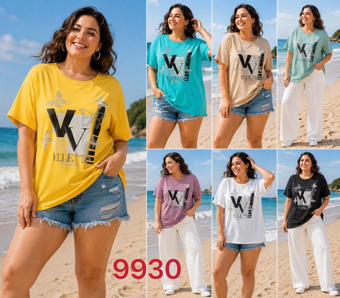 Футболка Gertie (7XL-8XL) 9930 mix (лето)