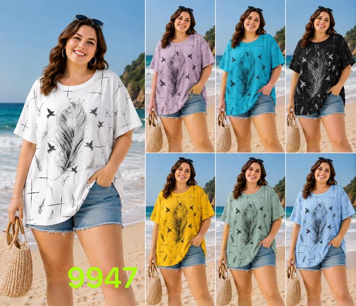 Футболка Gertie (7XL-8XL) 9947 mix (лето)