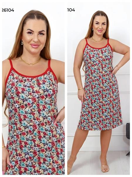 Сарафан Vehuiah (XL-5XL) 26104 red (лето)