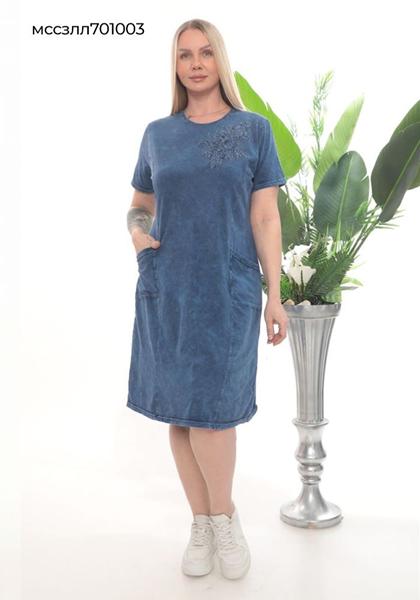 Платье Vehuiah (XL-4XL) 701003 blue (лето)