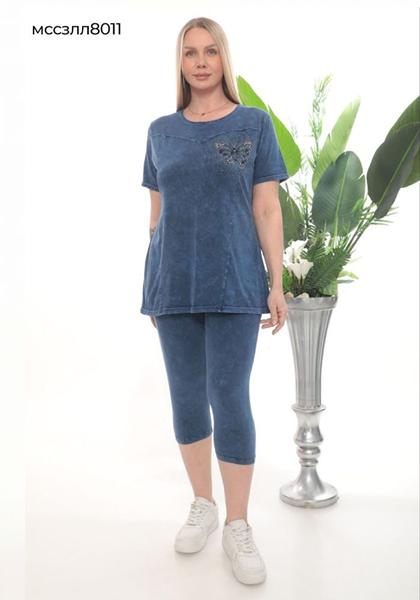 Костюм Vehuiah (2XL-5XL) 8011 blue (лето)