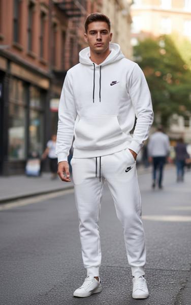 Костюм спорт Delviago (46-54) DL1170 white (деми)