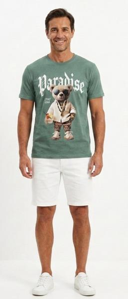 Футболка Malibu2 (S-XL) 5474 mint (лето)