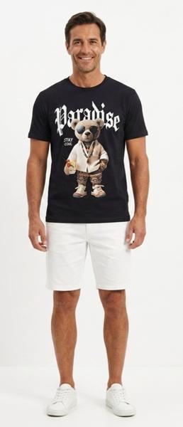 Футболка Malibu2 (S-XL) 5474-5 black (лето)