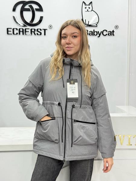 Куртка DGMD (42-50) 2613 l.grey (деми)