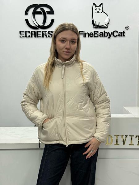 Куртка DGMD (S-2XL) 6601 milk (деми)