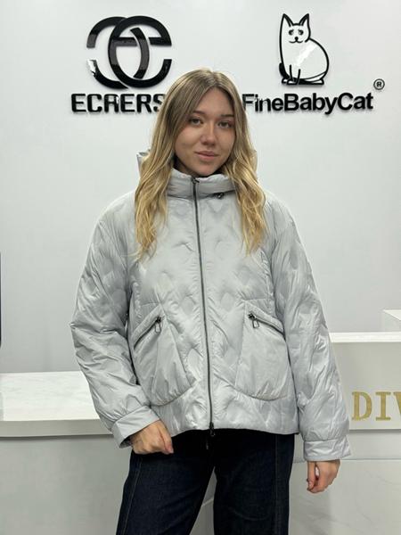 Куртка DGMD (46-54) 6539 l.grey (деми)