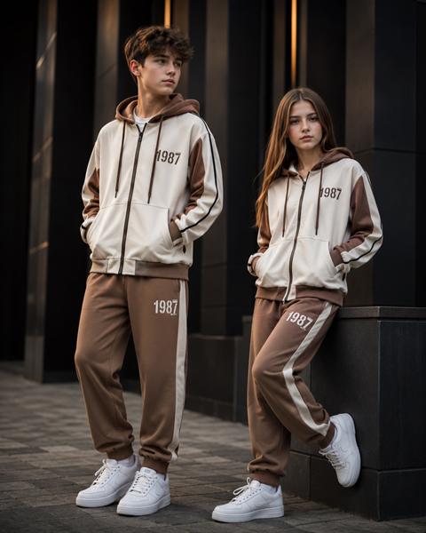 Костюм спорт Major (146-164) 24923 brown (деми)