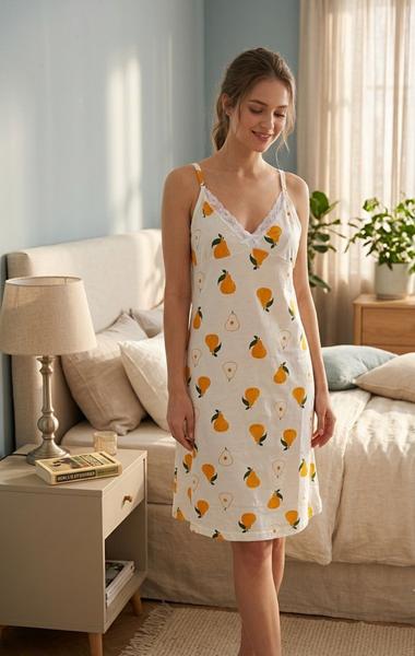 Ночнушка Gull (46-54) 293 white-yellow (лето)