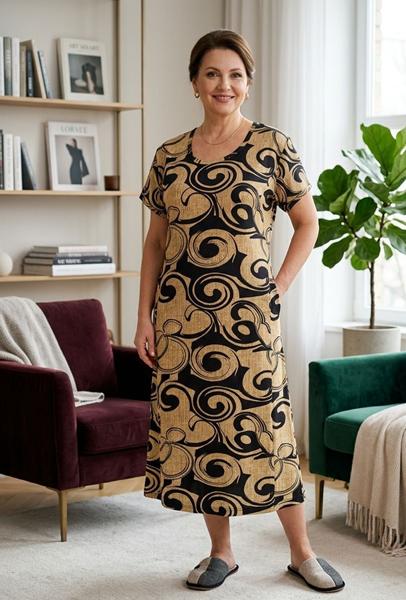 Халат Gull (52-62) 11 beige (лето)