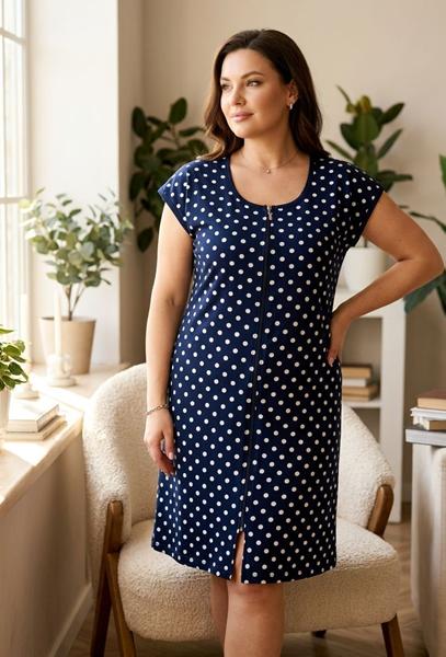 Халат Gull (50-60) 20 navy (лето)